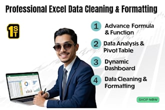 be your excel expert for data entry and cleaning