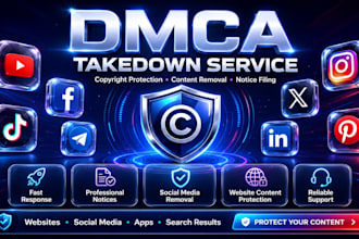 submit dmca takedown notices and protect your content
