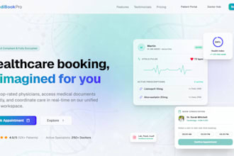 build a doctor appointment booking website with patient portal
