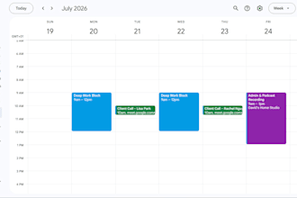 be your virtual assistant for inbox and calendar management