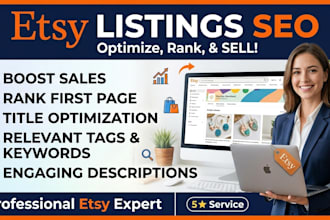 do etsy SEO listing optimization to boost etsy sales