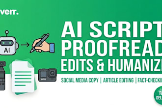 edit, proofread, and humanize your ai generated content