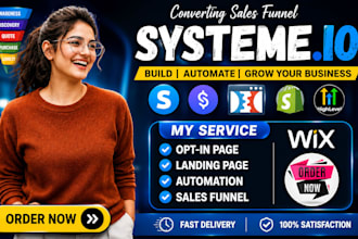 systeme io lead page lead generation funnel, lead capture pages