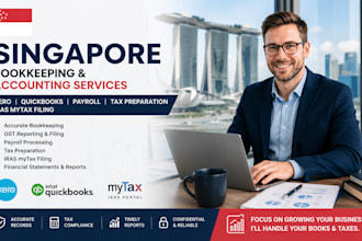 do singapore bookkeeping, xero, quickbooks, payroll, tax and iras mytax filing