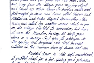 write anything with my neat and beautiful handwriting