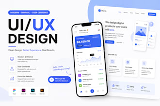 design a modern figma website UI UX