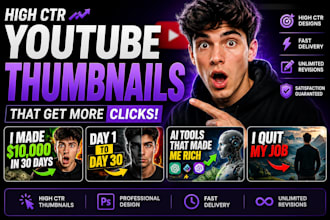 create high CTR ai youtube thumbnails that get more clicks