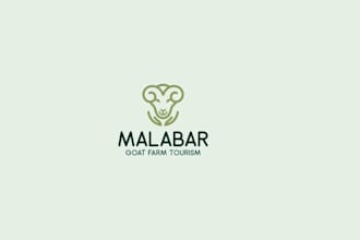 design a professional goat farm logo for your business