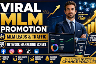 do viral MLM promotion MLM marketing MLM leads network marketing MLM traffic