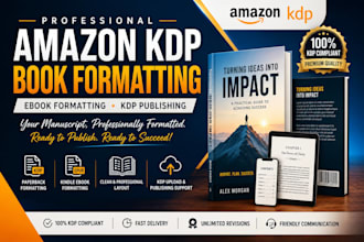 amazon KDP book formatting, kdp ebook formatting, amazon KDP book publishing