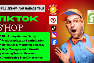 setup tiktok shop and manage your tiktok shop as a tiktok shop manager