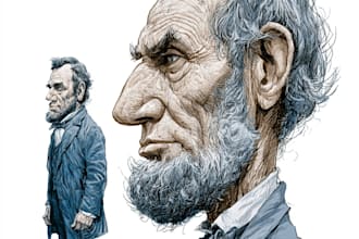 create a political cartoon or editorial illustration