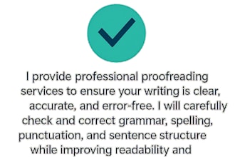 proofread and edit the paper
