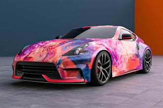 van wrap, vehicle wrap, car wrap design