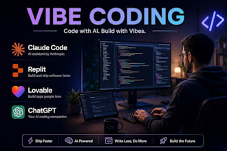 vibe code your website using replit loveable claude