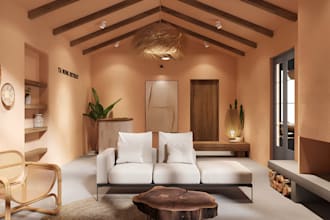 design realistic 3d farmhouse, barndominium and cabin designs