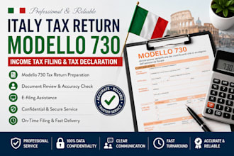file italy modello 730 tax return income tax filing tax declaration