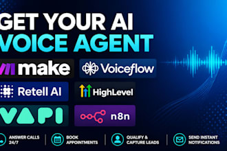 make an ai voice agent for appointment booking and lead gen using vapi,retell