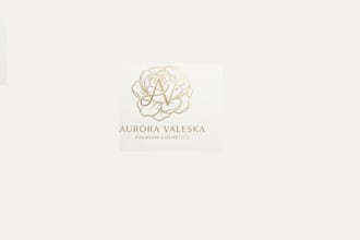 design a luxury and elegant perfume logo for your fragrance brand