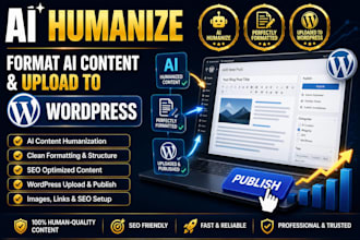 format ai content and upload blog posts to wordpress