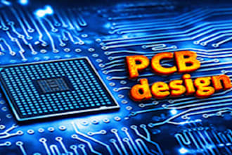 design professional custom pcb layout and schematics