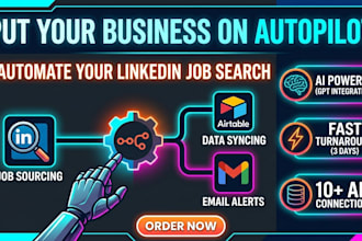 do n8n automation workflows for linkedin job search and business
