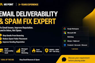 fix gohighlevel email deliverability, dmarc, spf, dkim and dns setup