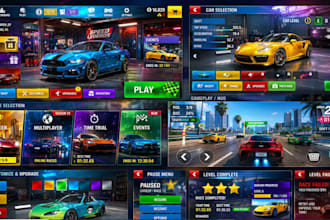 develop 3d car racing game app, fps shooter game, multiplayer game development