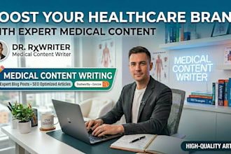 make SEO optimized medical articles written by a real doctor