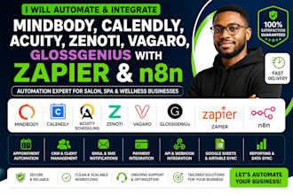 mindbody calendly acuity zenoti vagaro boulevard mangomint zapier automation