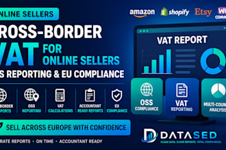 prepare vat compliance reports for eu marketplace sellers and cross borders