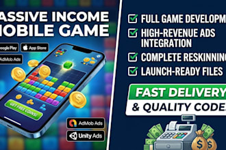 develop a custom 3d  endless runner mobile game for android and ios