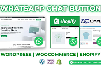 add a whatsapp chatting button in wordpress, woocommerce, and shopify