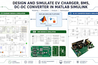 design and simulate ev charger bms dc dc converter in matlab simulink