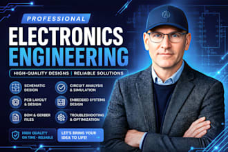 do electronics engineering design, electrical engineering, stm32, arduino esp2