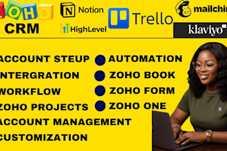 setup customize integrate and automate zoho CRM zoho one zoho creator