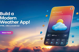 develop ai weather forecast, climate, openweather, and gps location tracker apps