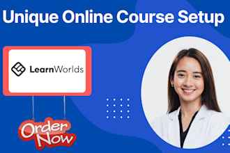 setup learnworlds for online course