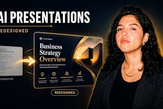 design or redesign your ai generated presentation