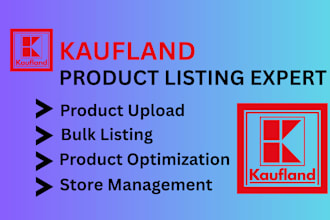 do kaufland product listing, seo upload and kaufland marketplace management