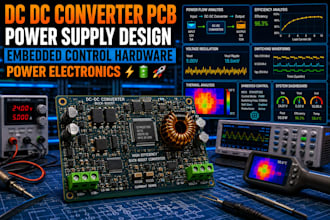 design ac dc dc converter pcb power supply embedded control hardware smps pcb