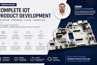 build your custom iot device pcb firmware cloud and mobile app