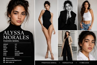 create realistic ai fashion models clothing studio quality