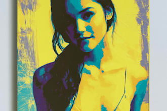 create surreal, psychedelic, abstract art