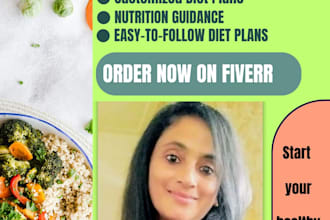 be your online dietitian and create a custom diet plan