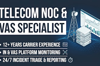 provide telecom noc and vas or in platform support
