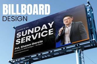 design professional church billboard, signage and outdoor advertising