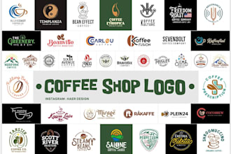 design logo for coffee shop, restaurant, and bakery