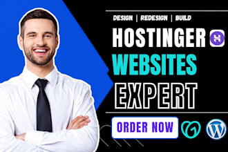 setup hostinger website hostinger horizon redesign godaddy website hostinger seo
