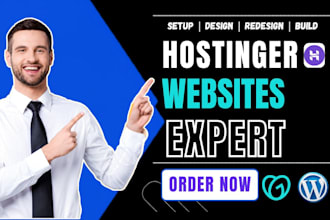setup hostinger website hostinger horizon redesign godaddy website hostinger seo